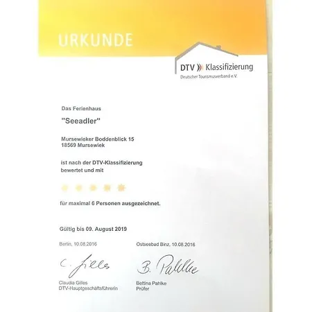 Schwanke's Seeadler 펜션 *